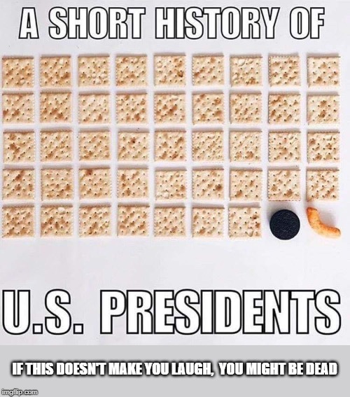 short history | IF THIS DOESN'T MAKE YOU LAUGH,  YOU MIGHT BE DEAD | image tagged in u s presidents,obama,trump | made w/ Imgflip meme maker