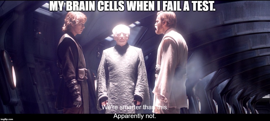 MY BRAIN CELLS WHEN I FAIL A TEST. | made w/ Imgflip meme maker