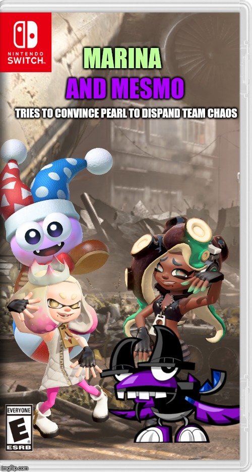 "Marina, Mesmo, it's no use, Pearl's with Marx now"- Stickdanny | MARINA; AND MESMO; TRIES TO CONVINCE PEARL TO DISPAND TEAM CHAOS | image tagged in mixels,marx,pearl,marina,splatoon,memes | made w/ Imgflip meme maker