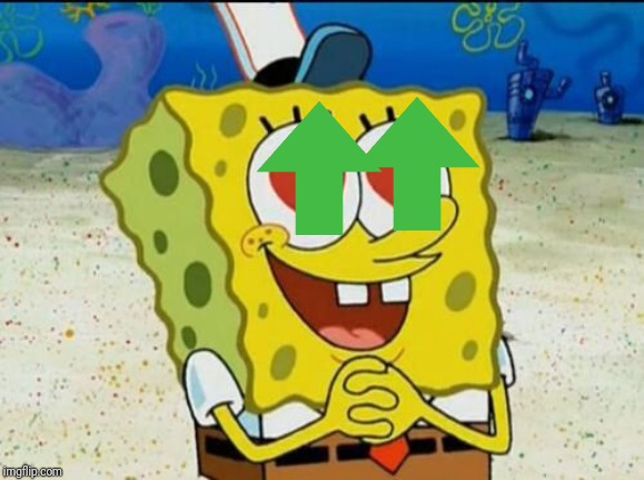 SpongeBob heart eyes | image tagged in spongebob heart eyes | made w/ Imgflip meme maker