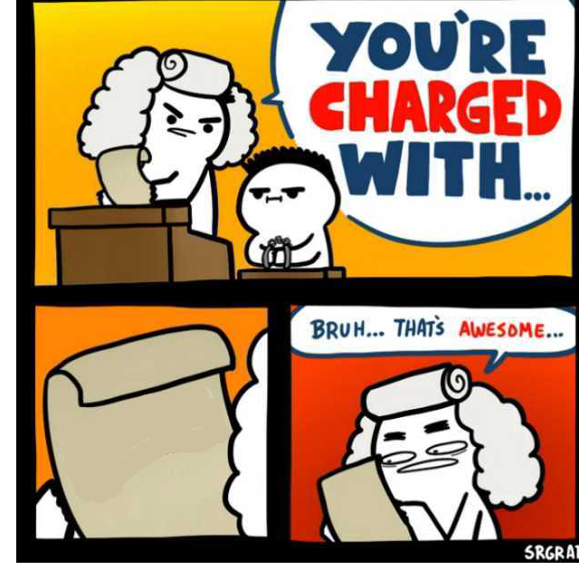 You're Charged With Blank Meme Template