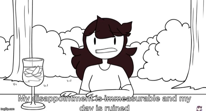 Jaiden Animations Disappointment | image tagged in jaiden animations disappointment | made w/ Imgflip meme maker