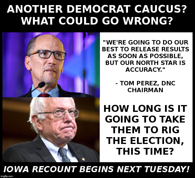 Another Democrat Caucus? What Could Go Wrong? | image tagged in dnc,democrats,nevada,caucus,bernie sanders,bad luck bernie | made w/ Imgflip meme maker