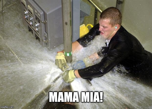 Plumber | MAMA MIA! | image tagged in plumber | made w/ Imgflip meme maker