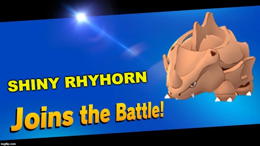 SHINY RHYHORN | made w/ Imgflip meme maker