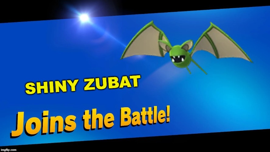 SHINY ZUBAT | made w/ Imgflip meme maker