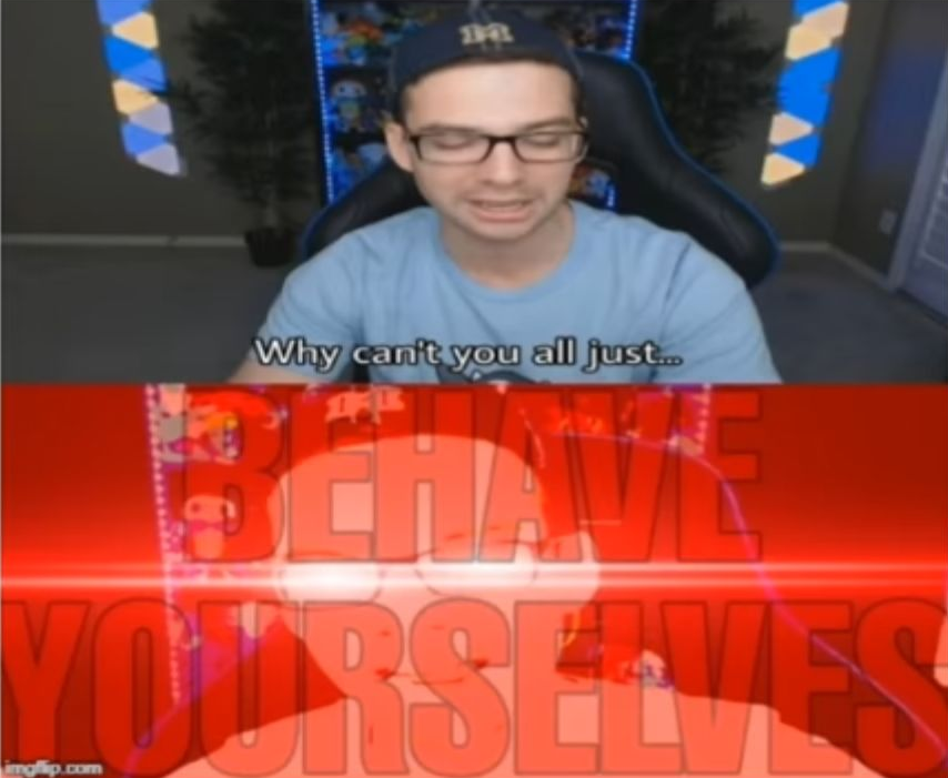 High Quality Behave yourselves Blank Meme Template