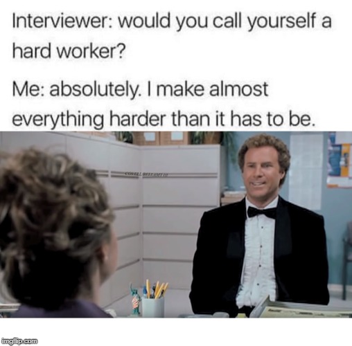 COVELL BELLAMY III | image tagged in a successful job interview | made w/ Imgflip meme maker