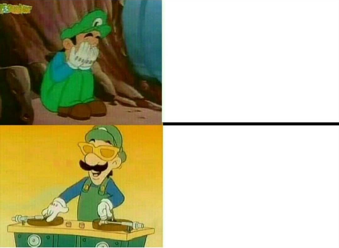 Luigi Blank Meme Template