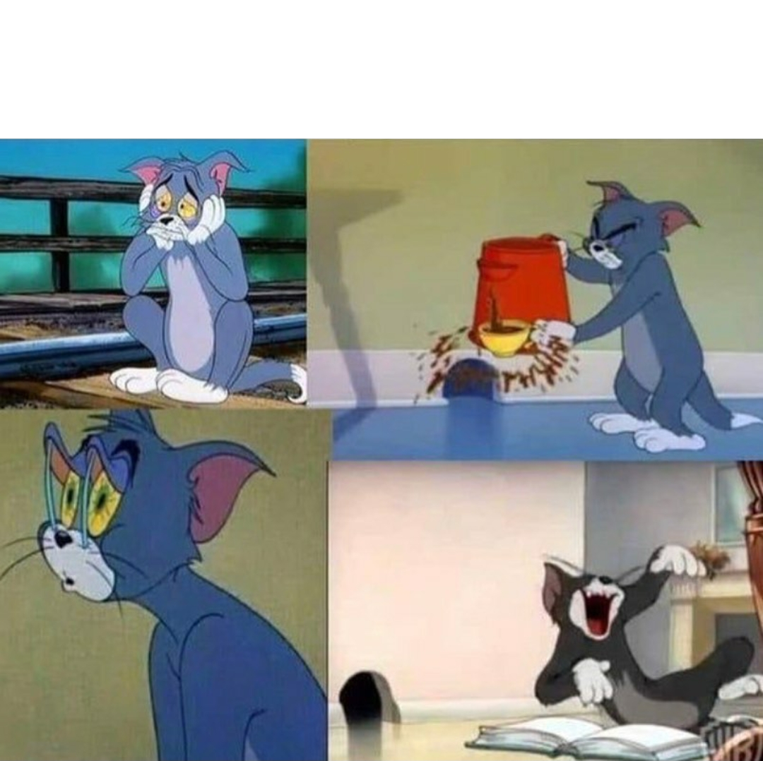 Tom and Jerry Blank Template - Imgflip