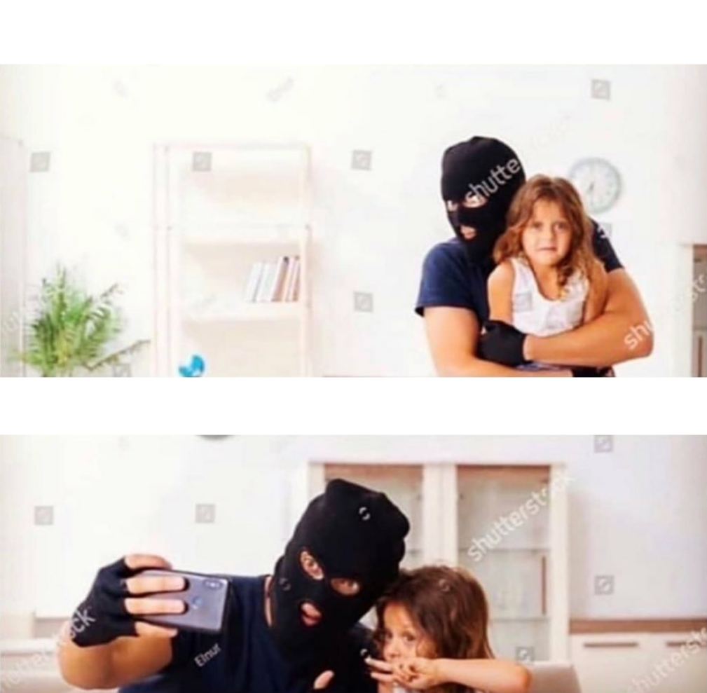 Robber Blank Meme Template