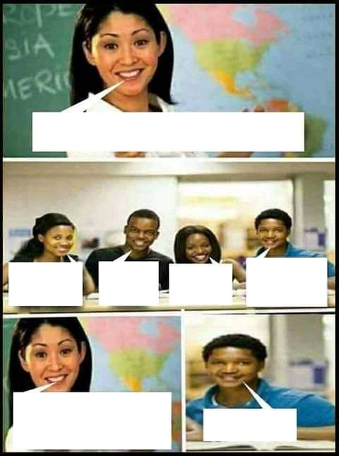 What do you do after school? Blank Meme Template