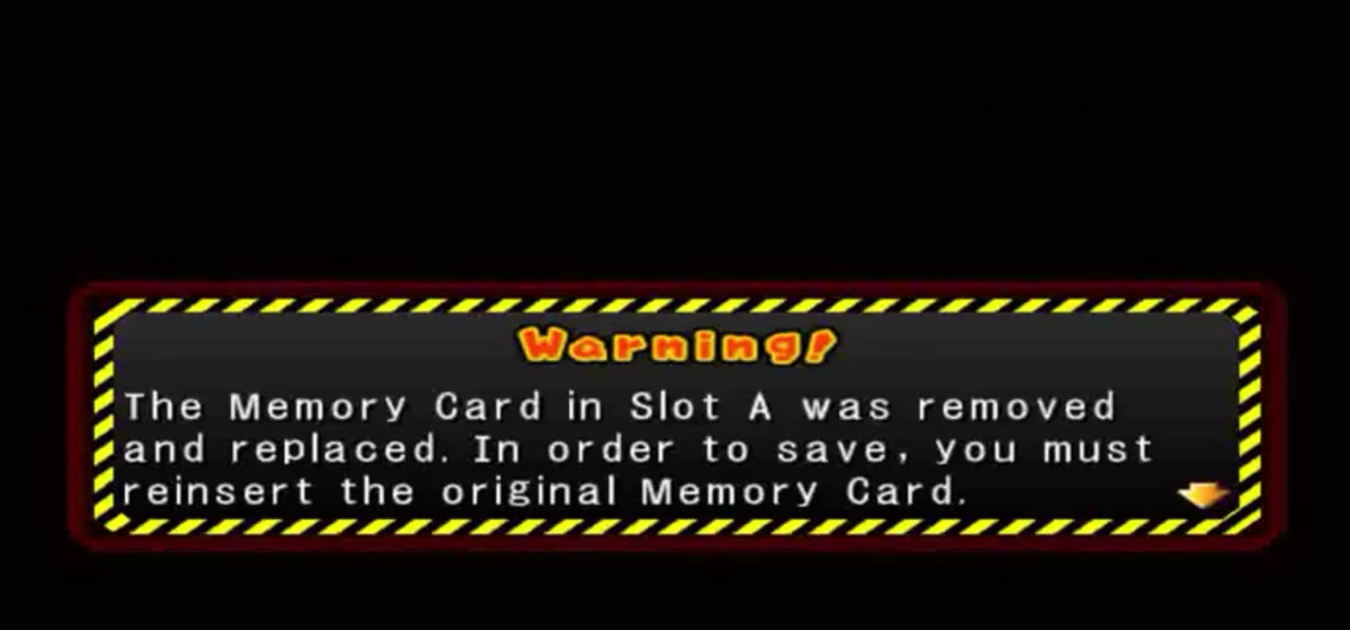 High Quality Memory Card Warning Blank Meme Template