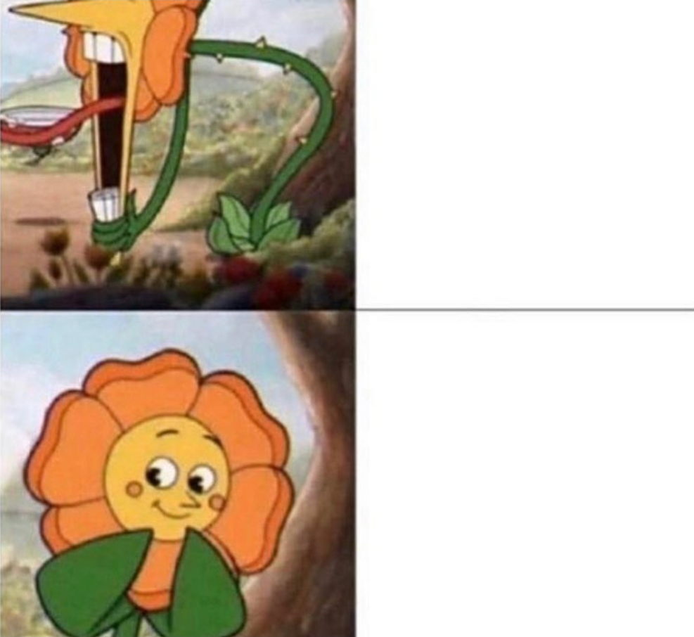 Cagney Carnation Blank Meme Template