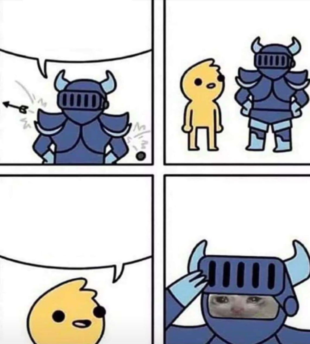 High Quality Knight Blank Meme Template