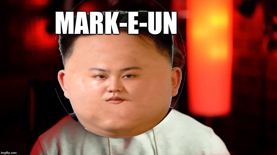 MARK-E-UN | MARK-E-UN | image tagged in markiplier,kim jong un | made w/ Imgflip meme maker