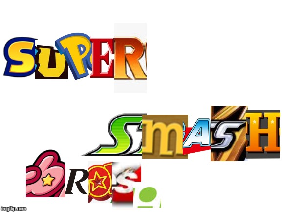 Which series did  use in this smash logo mock up? | image tagged in super smash bros | made w/ Imgflip meme maker