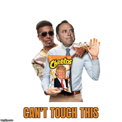 Hammer Time | image tagged in cheetos,trump,shiff,impeach,acquit,2020 | made w/ Imgflip meme maker
