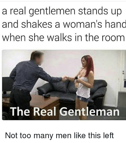 High Quality The real gentleman Blank Meme Template