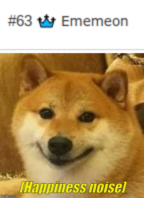 Am happ. :D | image tagged in shibe,imgflip points,top 100,yay | made w/ Imgflip meme maker