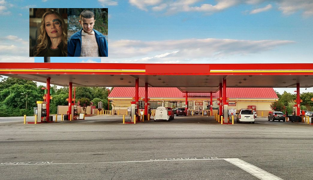 High Quality 7-11 gas station Blank Meme Template