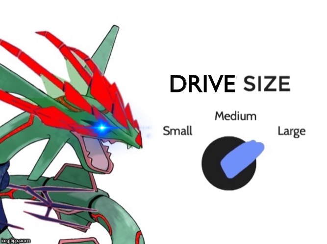DRIVE | image tagged in blank size rayterna | made w/ Imgflip meme maker