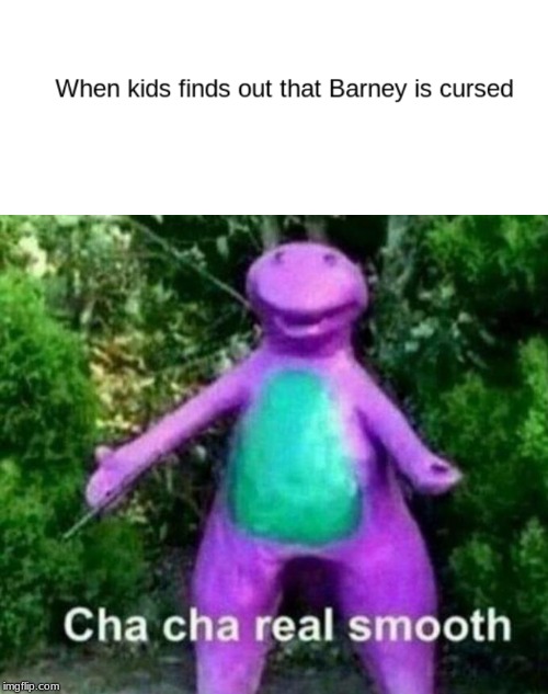 scary barney memes