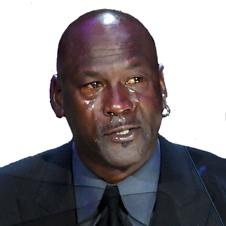 New Michael Jordan crying meme Blank Meme Template