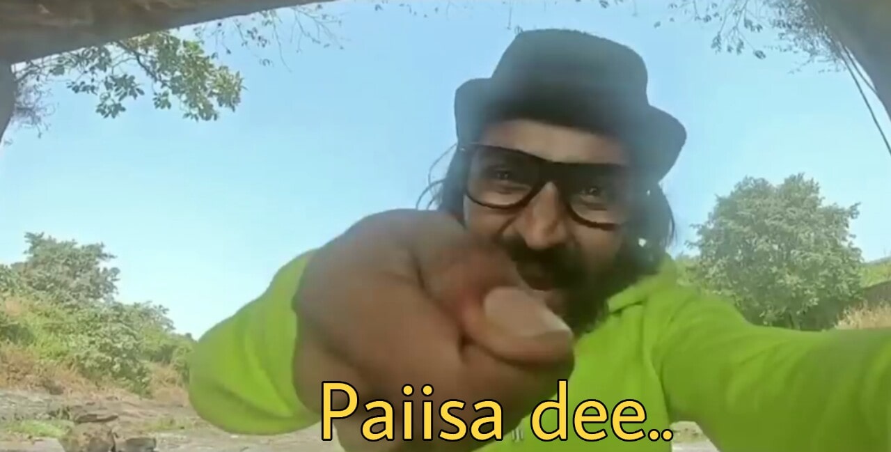 High Quality Emiway Bantai Paisa De Blank Meme Template