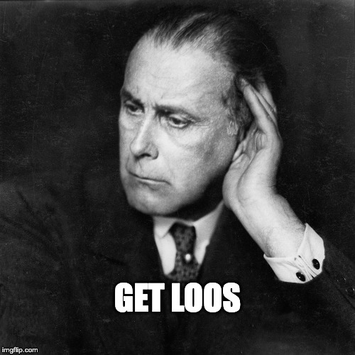 GET LOOS | GET LOOS | image tagged in adolf loos,architect | made w/ Imgflip meme maker