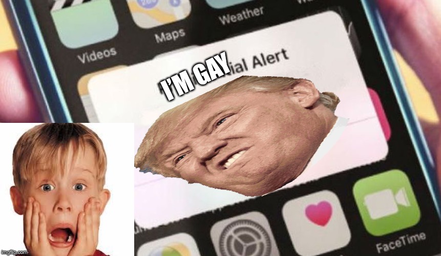 Presidential Alert | I’M GAY | image tagged in memes,presidential alert | made w/ Imgflip meme maker