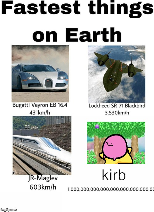  kirb | image tagged in kirb,kirby,fast,nintendo | made w/ Imgflip meme maker