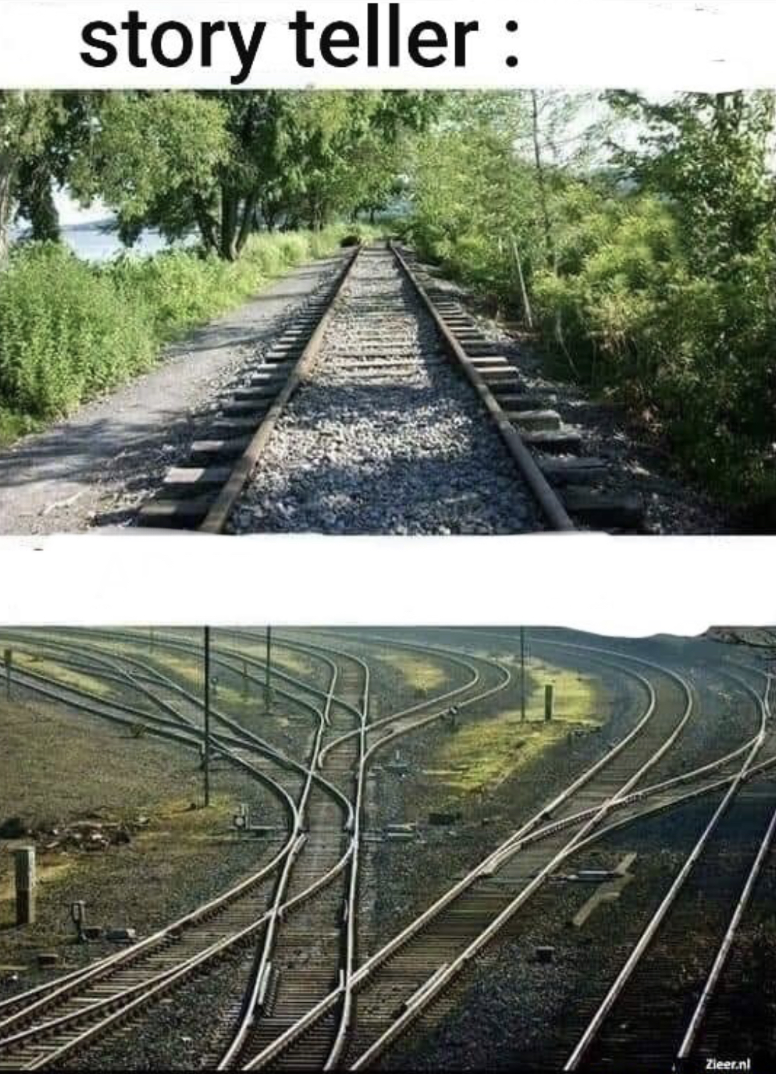 Story teller Blank Meme Template