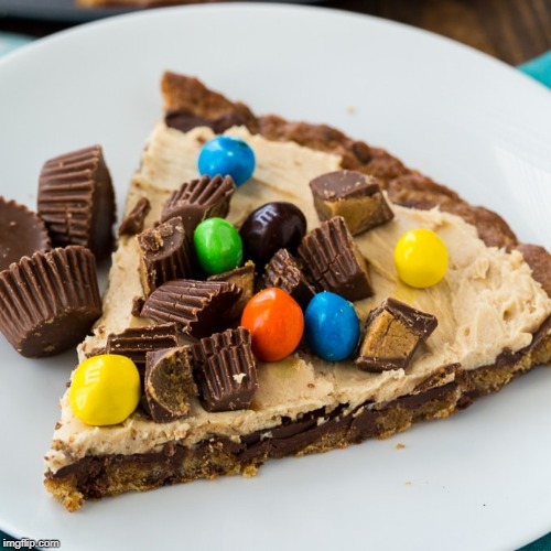 Peanut Butter Cup M & N Pizza | made w/ Imgflip meme maker