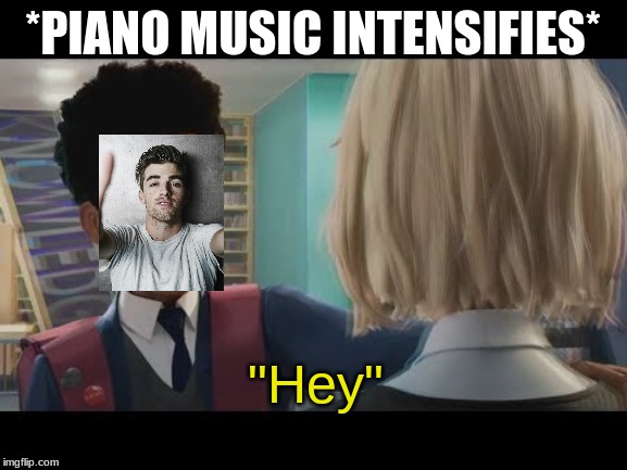 "Hey" | *PIANO MUSIC INTENSIFIES*; "Hey" | image tagged in hey | made w/ Imgflip meme maker