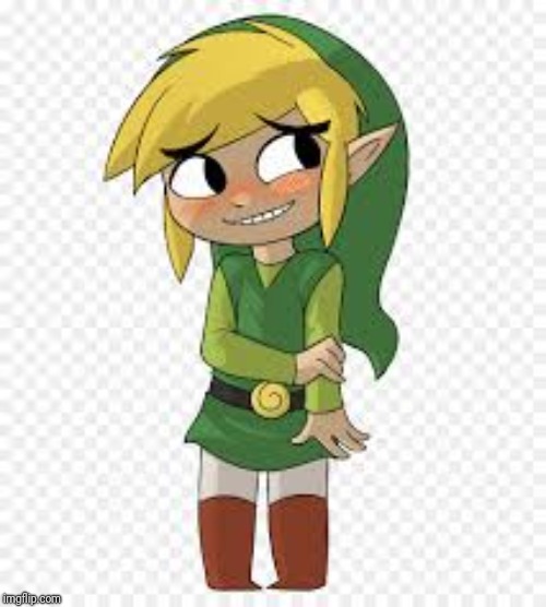 Link Blush | image tagged in link blush | made w/ Imgflip meme maker