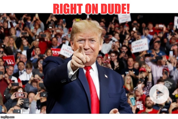 RIGHT ON DUDE! | made w/ Imgflip meme maker
