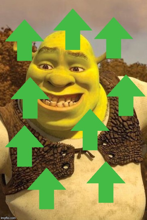 Smiling Shrek | image tagged in smiling shrek | made w/ Imgflip meme maker