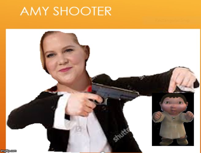 amy shooter be like | image tagged in its finally over | made w/ Imgflip meme maker
