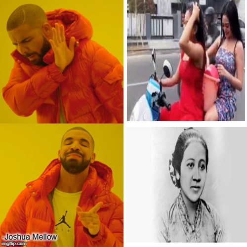 Drake Hotline Bling | -Joshua Mellow | image tagged in memes,drake hotline bling | made w/ Imgflip meme maker