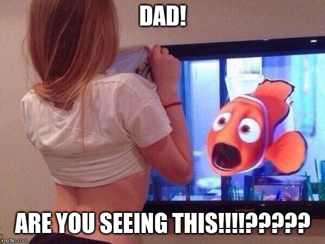 woah there!!!! | DAD! ARE YOU SEEING THIS!!!!????? | image tagged in woah there | made w/ Imgflip meme maker