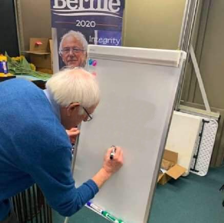 Bernie Sign Blank Meme Template