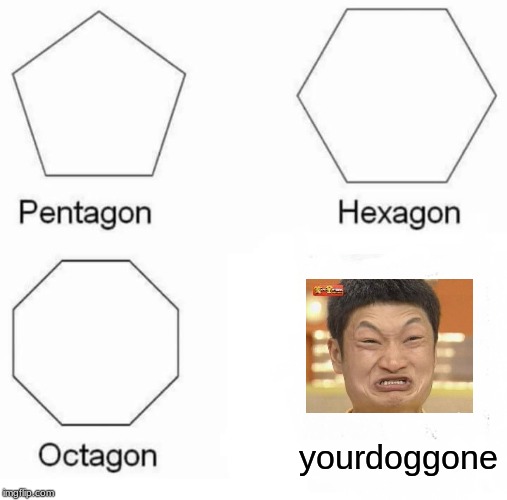 Pentagon Hexagon Octagon | yourdoggone | image tagged in memes,pentagon hexagon octagon | made w/ Imgflip meme maker