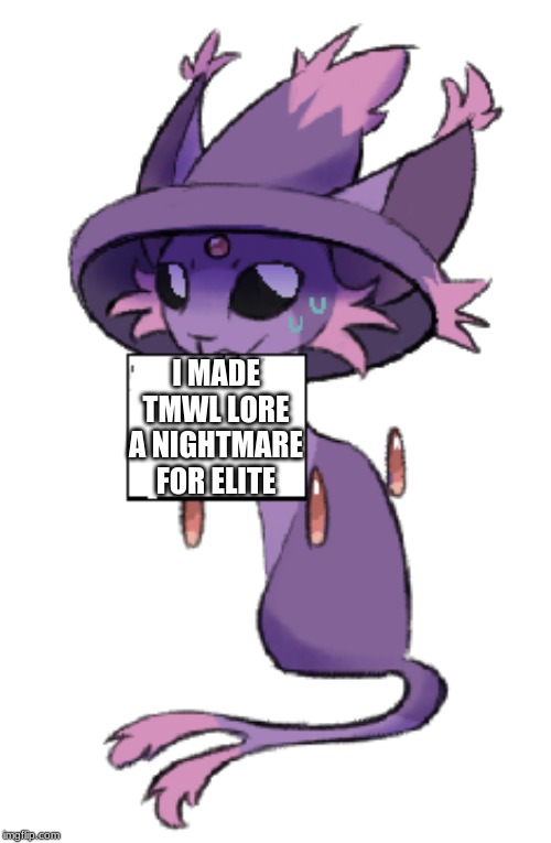I would put it in the TMWL but here you go. | I MADE TMWL LORE A NIGHTMARE FOR ELITE | image tagged in charna gets shamed | made w/ Imgflip meme maker