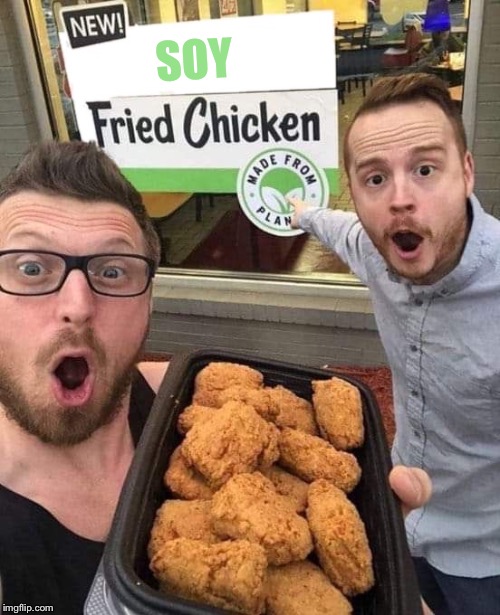 Soyboy chickenz | SOY | image tagged in bernie sanders,donald trump | made w/ Imgflip meme maker