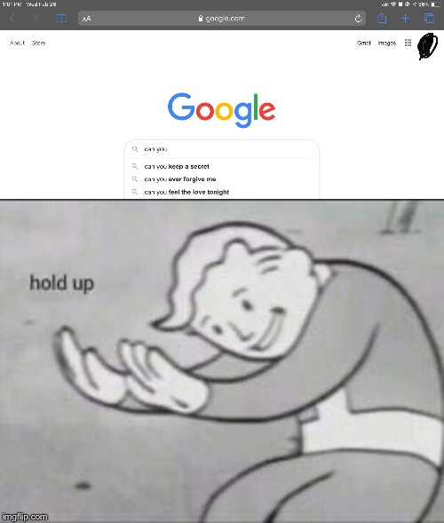 image tagged in fallout hold up | made w/ Imgflip meme maker