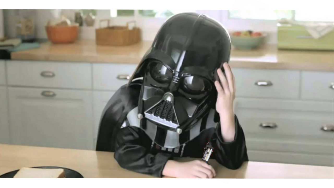 High Quality sad darth vader Blank Meme Template