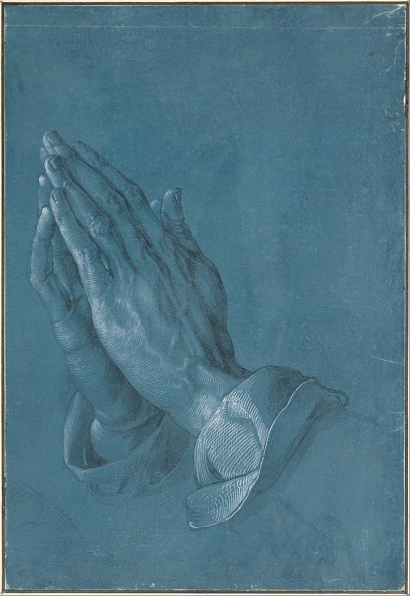 High Quality Albrecht Dürer, 'Praying Hands', 1508 Blank Meme Template