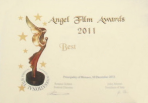 Angel Film Awards diploma Blank Meme Template