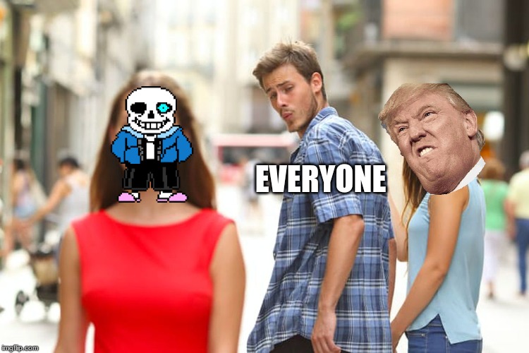 Distracted Boyfriend | EVERYONE | image tagged in memes,distracted boyfriend | made w/ Imgflip meme maker